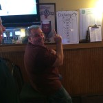 Scorekeeper Dave says hello